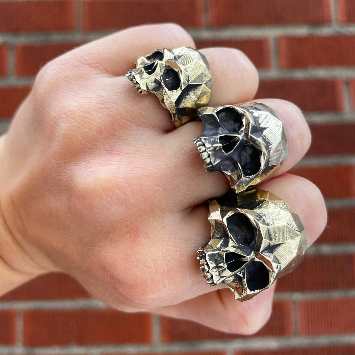 Anatomical deals skull ring