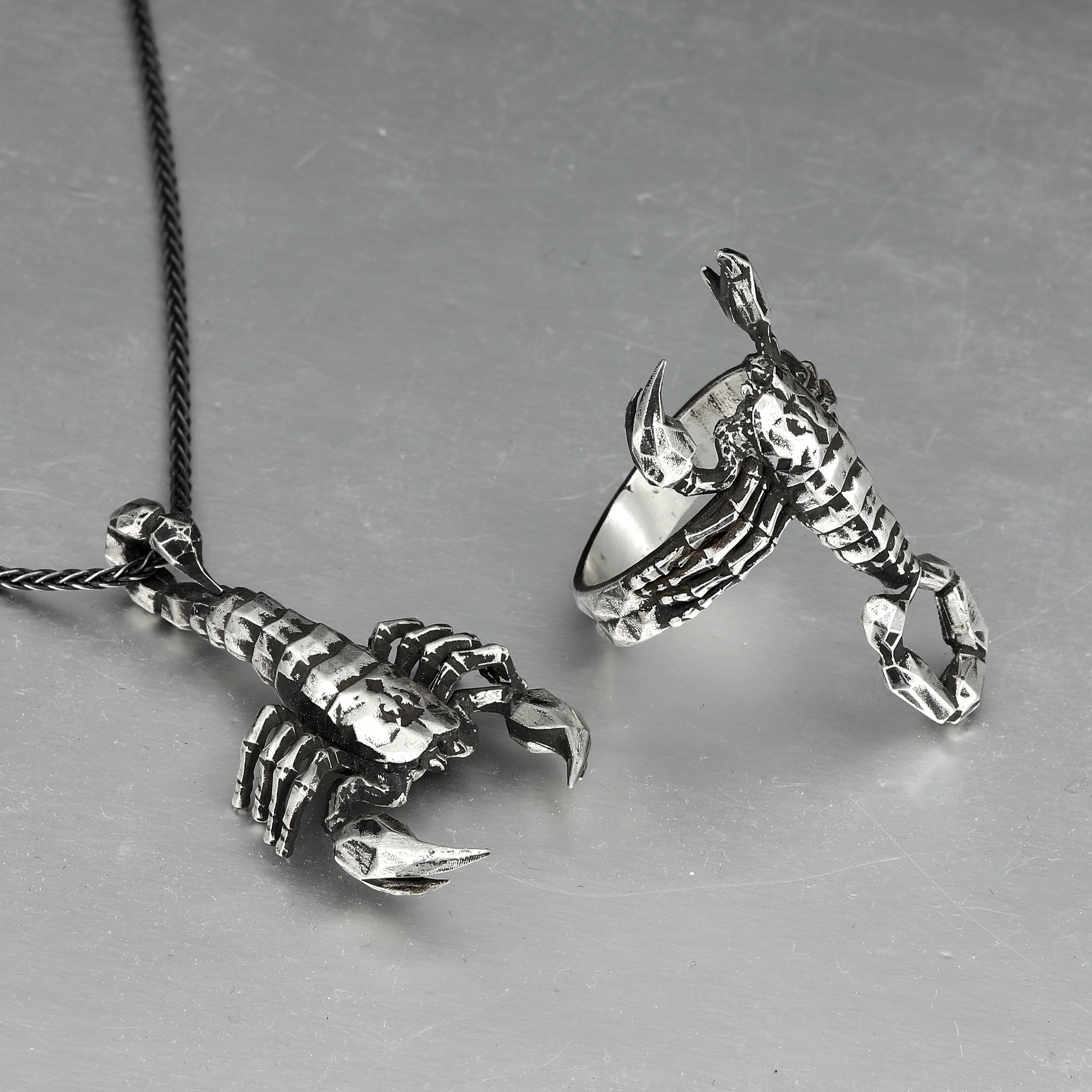 Sterling silver store scorpion pendant